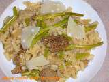 Risotto au Morilles et Asperges Sauvages