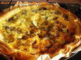 Tarte aux Echalotes et Roquefort