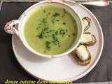 Velouté de chou-fleur et brocoli avec croûtons au Selles sur Cher aop