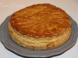 Galette des rois pâte feuilletée inversée