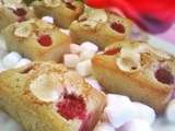 Financiers framboises guimauve