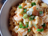 Macaroni crémeux aux crevettes et au cheddar, 5 minutes (Instant Pot)