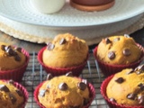 Muffins à la citrouille & aux pépites de chocolat
