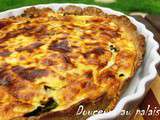 Quiche au blé entier et aux épinards