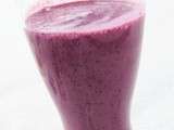 Smoothie aux bleuets