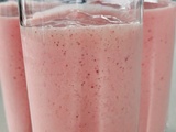 Smoothie framboises, mangues & banane