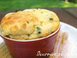 Soufflés au fromage et à la ciboulette