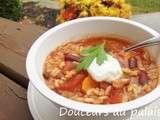 Soupe aux haricots rouges et au bacon