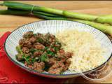 Boeuf haché aux herbes fraîches