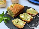 Cake courgette, feta et menthe