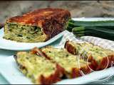 Cake de ravioles aux courgettes