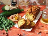 Cake lardons courgette noisettes et curry