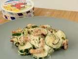 Courgettes façon carbonara à la Vache qui Rit®