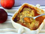 Crumble aux nectarines