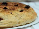 Focaccia au poolish et tomates séchées