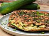 Galette de sarrasin aux courgettes