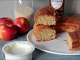 Gâteau au yaourt aux raisins secs et aux pommes