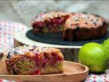 Gâteau moelleux à la fraise et citron vert