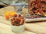 Granola aux abricots et fruits secs