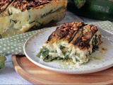 Lasagnes de courgette aux épinards et chèvre