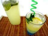 Limonade menthe et gingembre