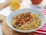 Linguine au citron et guanciale de Simone Zanoni