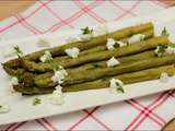 Méli-mélo d’asperges et chèvre frais