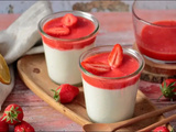 Mousse de fromage blanc aux fraises