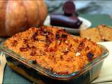 Parmentier au potiron et boudin noir