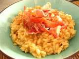 Risotto au jambon croustillant et reblochon