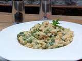 Risotto aux petits pois et feta