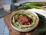 Risotto d’asperges au confit de canard