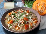 Risotto de crozets au potimarron et beaufort