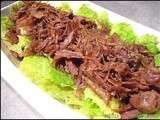 Salade de canard au chou vert