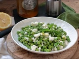 Salade de petits pois à la feta