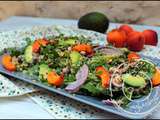 Salade fruitée de quinoa et roquette