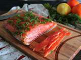 Saumon gravlax aux agrumes