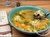 Soupe de légumes anciens aux dumplings