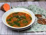 Soupe épicée à l’agneau et patate douce et ses petits pains au fenouil