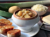 Soupe suisse au gruyère