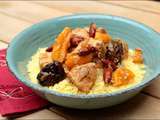 Tajine express de poulet aux fruits secs