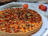 Tarte amandine pistache et abricots