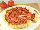 Tarte au thon à la tomate et moutarde