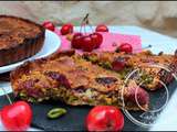 Tarte aux cerises et pistaches