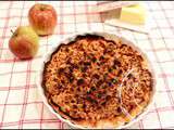 Tarte crumble aux pommes