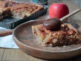 Tarte d’automne aux pommes et crème de marrons