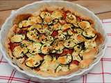 Tarte feuilletée aux tomates courgettes et mozzarella