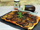 Tatin d’aubergine au miel et romarin