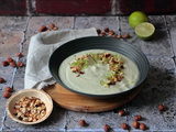 Velouté de chou-fleur au citron vert et au lait de coco