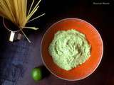 Pasta Verde ! Avocat Citron Vert Basilic